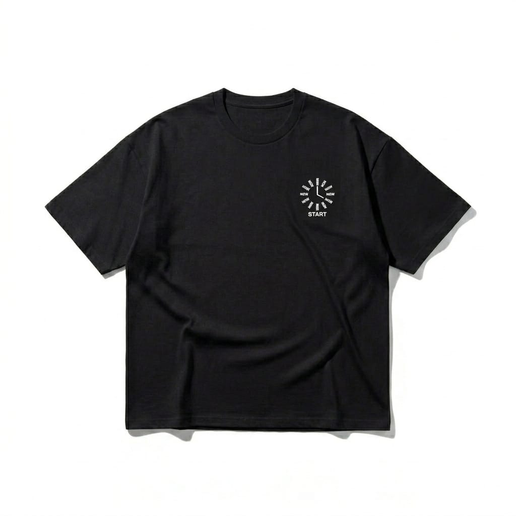 START NOW - Tee X Black