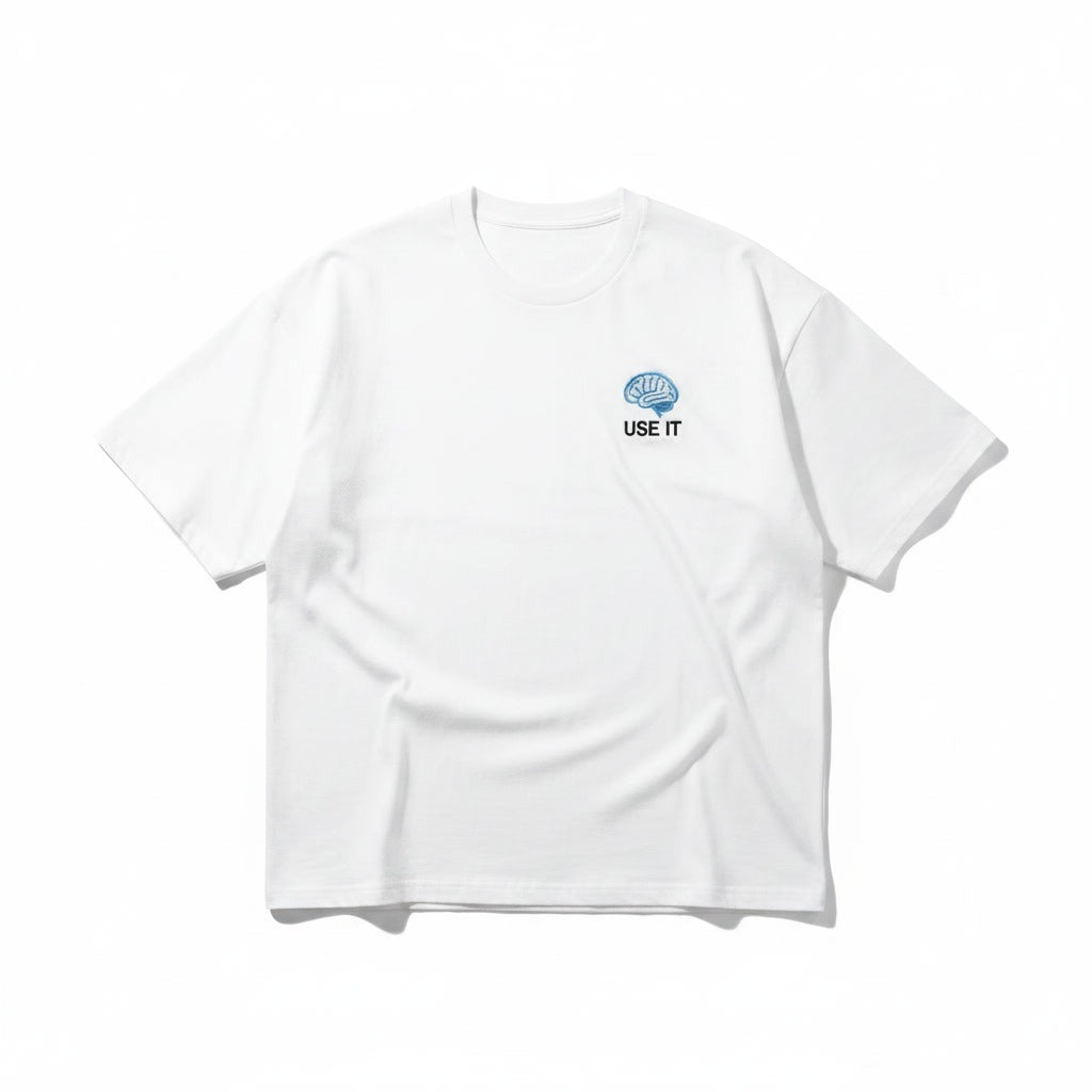 USE IT- Tee X White