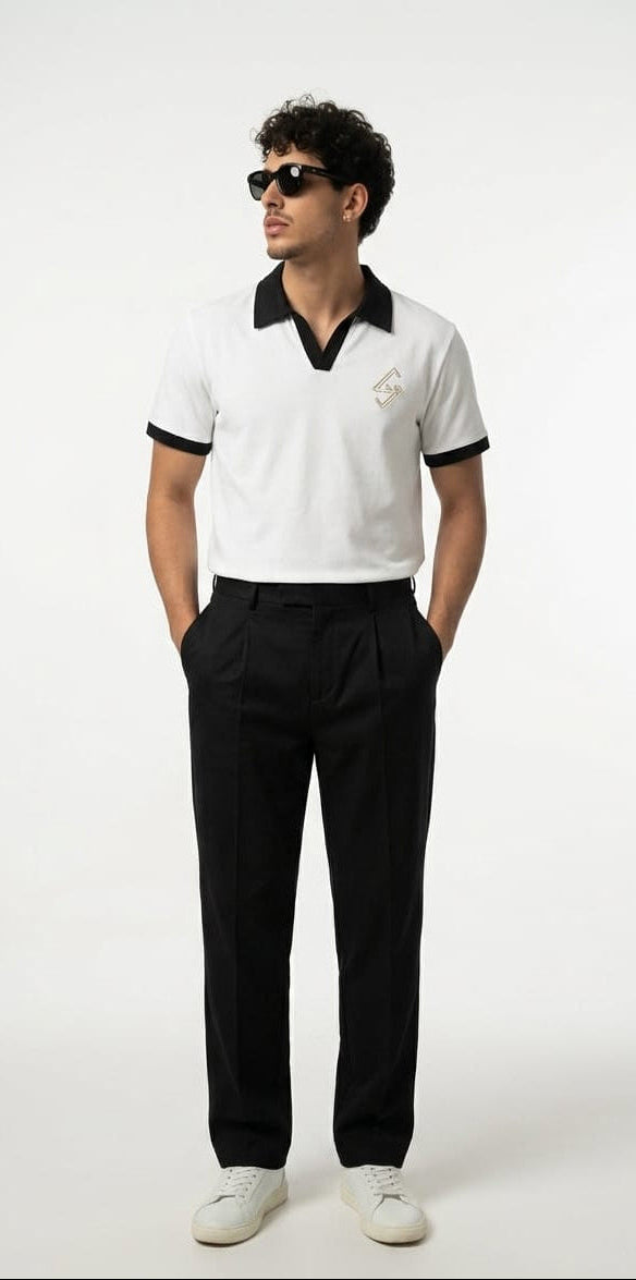 Ringer Polo X White