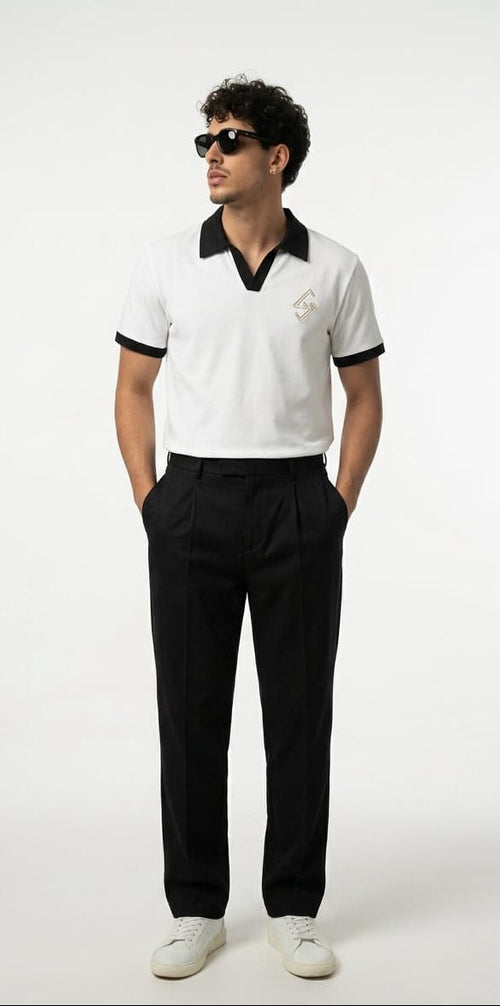 Ringer Polo X White